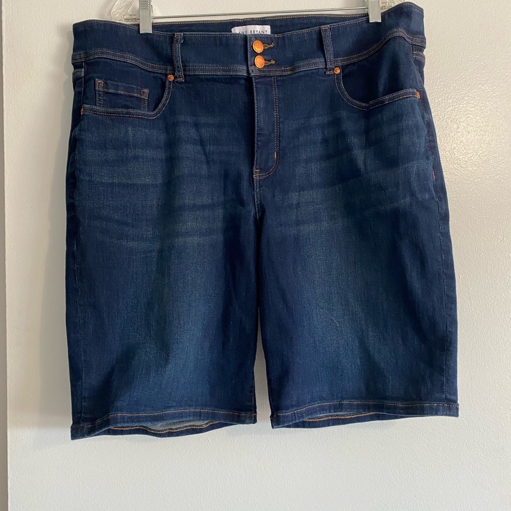 Dark Rinse Denim Shorts